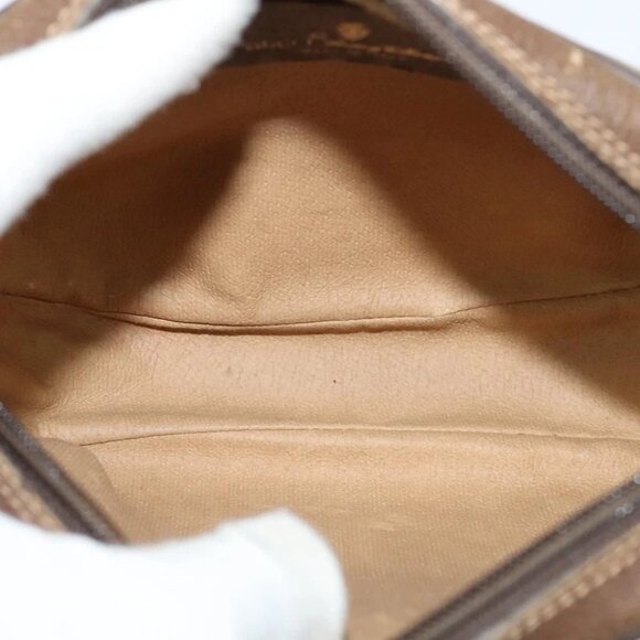 GUCCI GG Supreme Web Sherry Line Shoulder Bag PVC Beige 156 02 066 Auth bs27644 - Picture 2 of 14